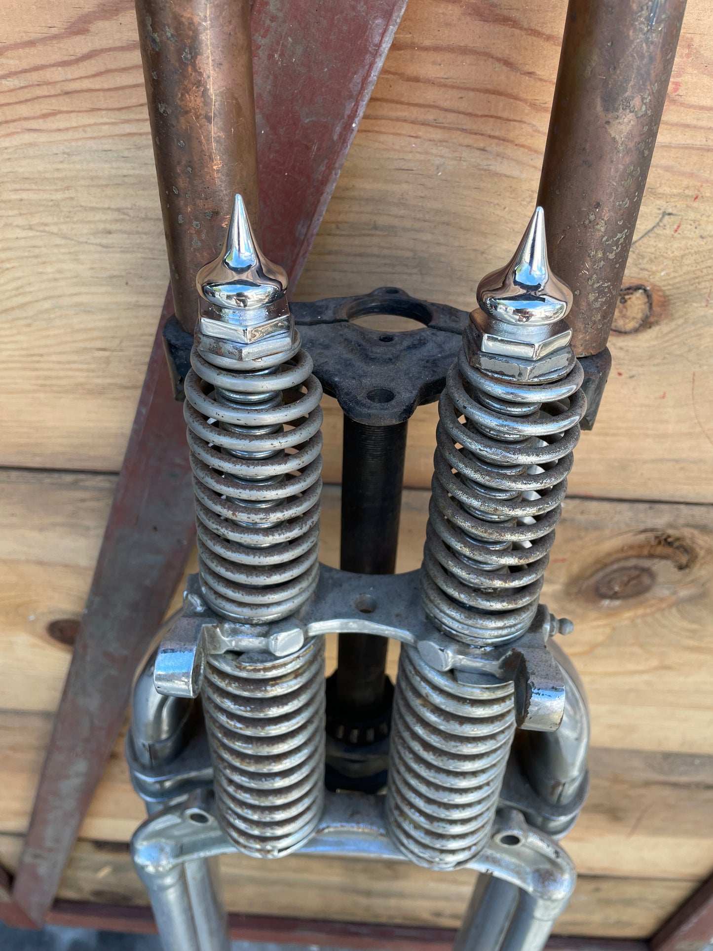 1 Set of Chrome Springer Nuts
