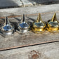 1 Set of Chrome Springer Nuts