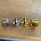 1 Set of Yellow Gold Springer Nuts