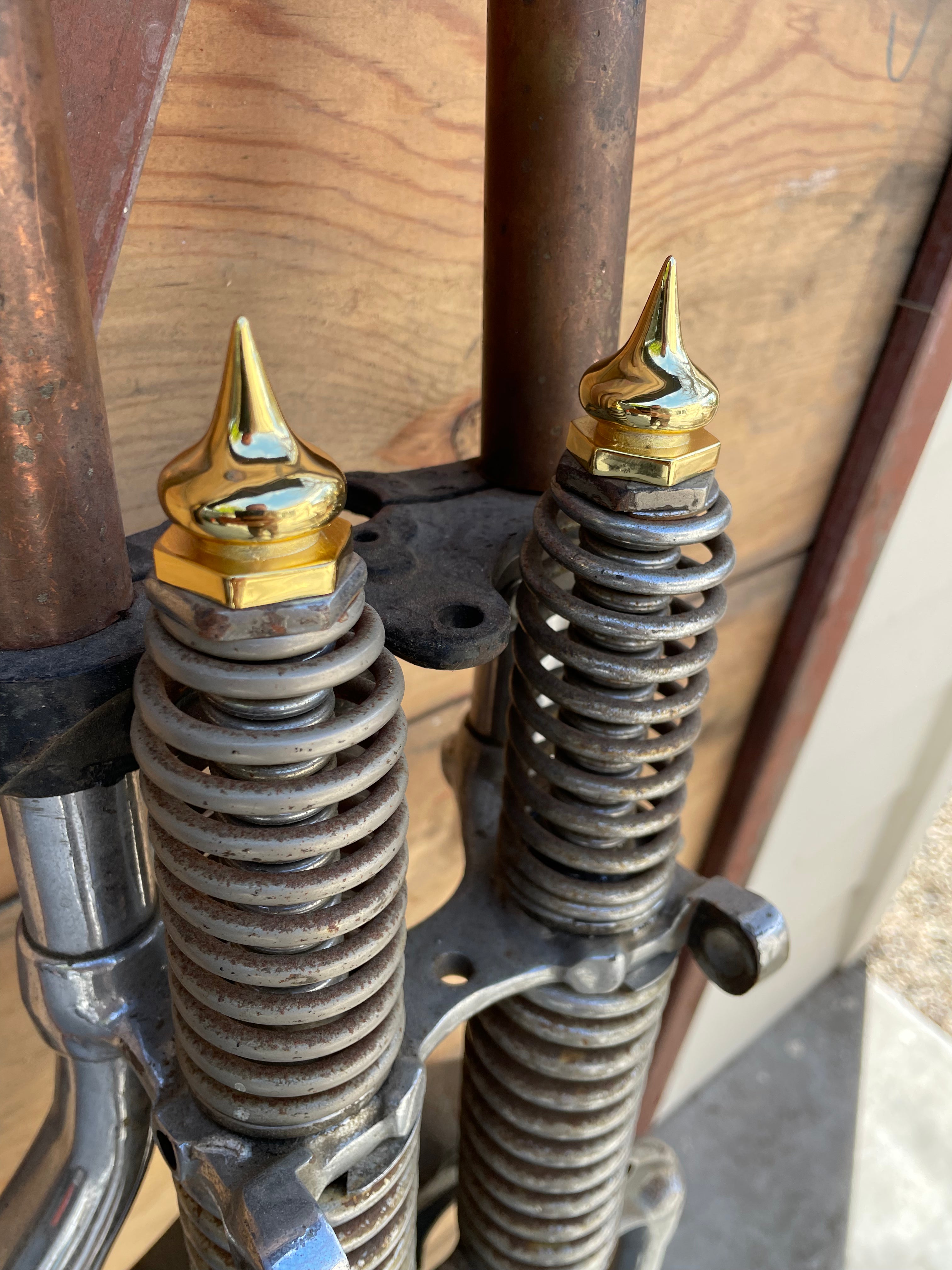 Springer Rocker Nuts 1 Set of Yellow Gold Springer Nuts – SAIGON SOCAL