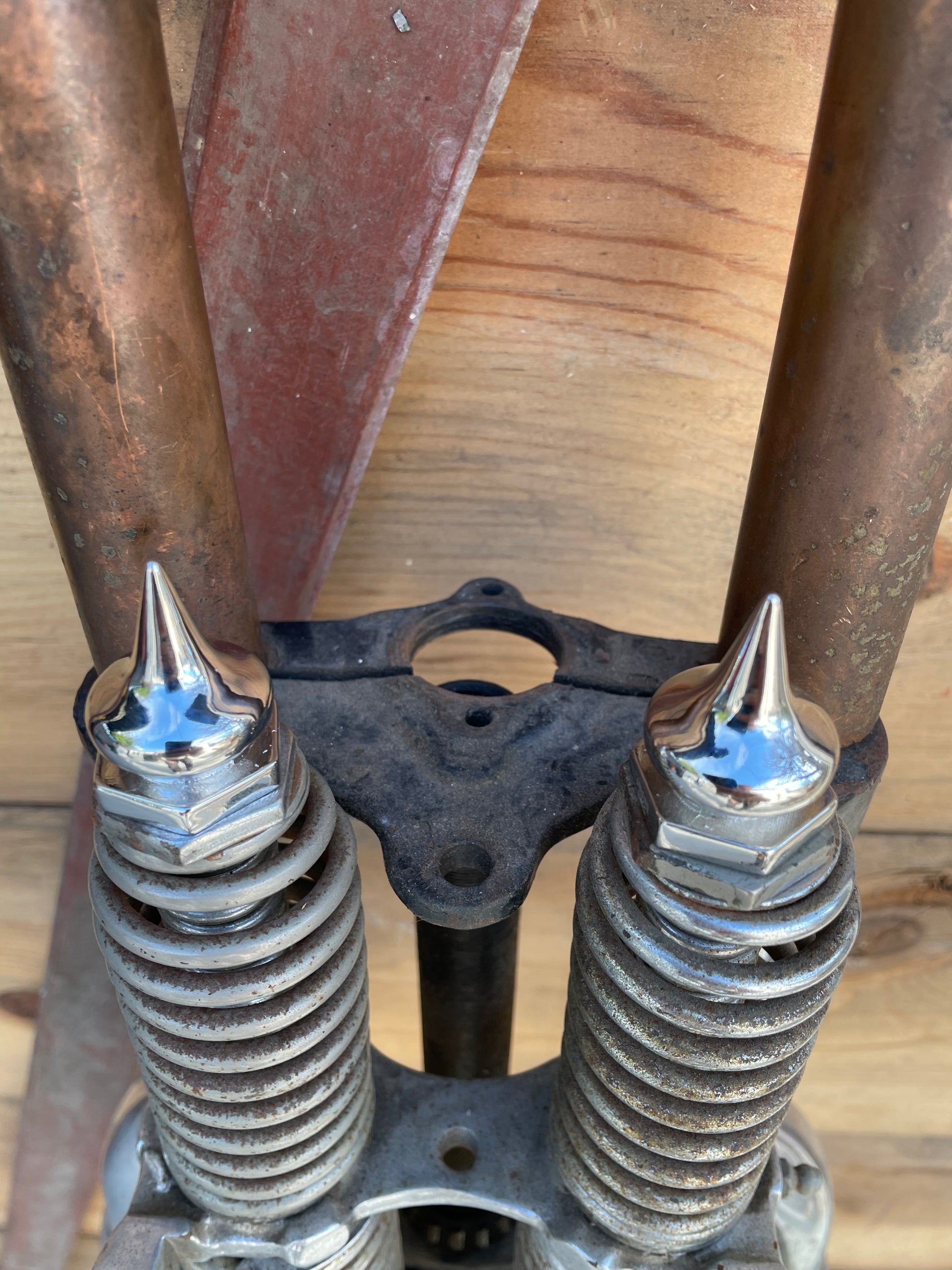Springer Rocker Nuts 1 Set of Chrome Springer Nuts – SAIGON SOCAL
